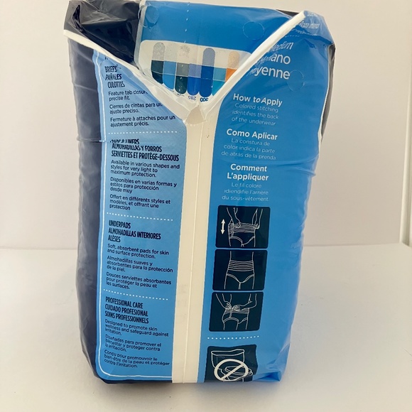 Attends Disposable Underwear Pull On with Tear Away Seams Medium, AP0720 NEW - Picture 6 of 8